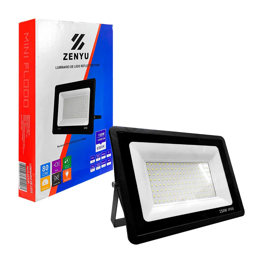 1pza Lámpara reflector rectangular led, montable, con cuerpo de acero…