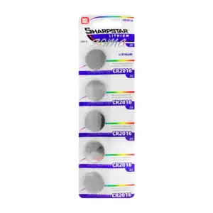 Blíster con 5 pilas alcalinas de litio tipo botón, 3v / sharpstar / c…