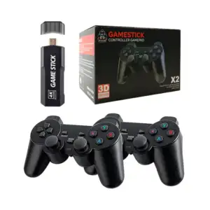 Consola game stick de juegos retro con 2 controles inalámbricos + 400…