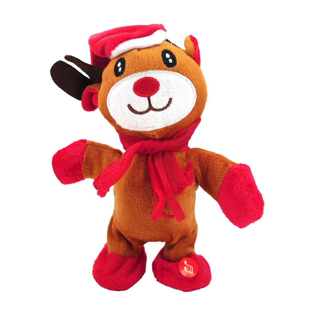 Muñeco bailarín con bufanda y diseño navideño, 20cm, variedad de mode…