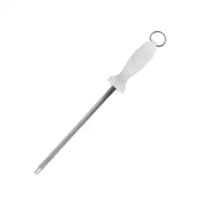 1pza Afilador de acero inoxidable para cuchillos con mango de plástic…