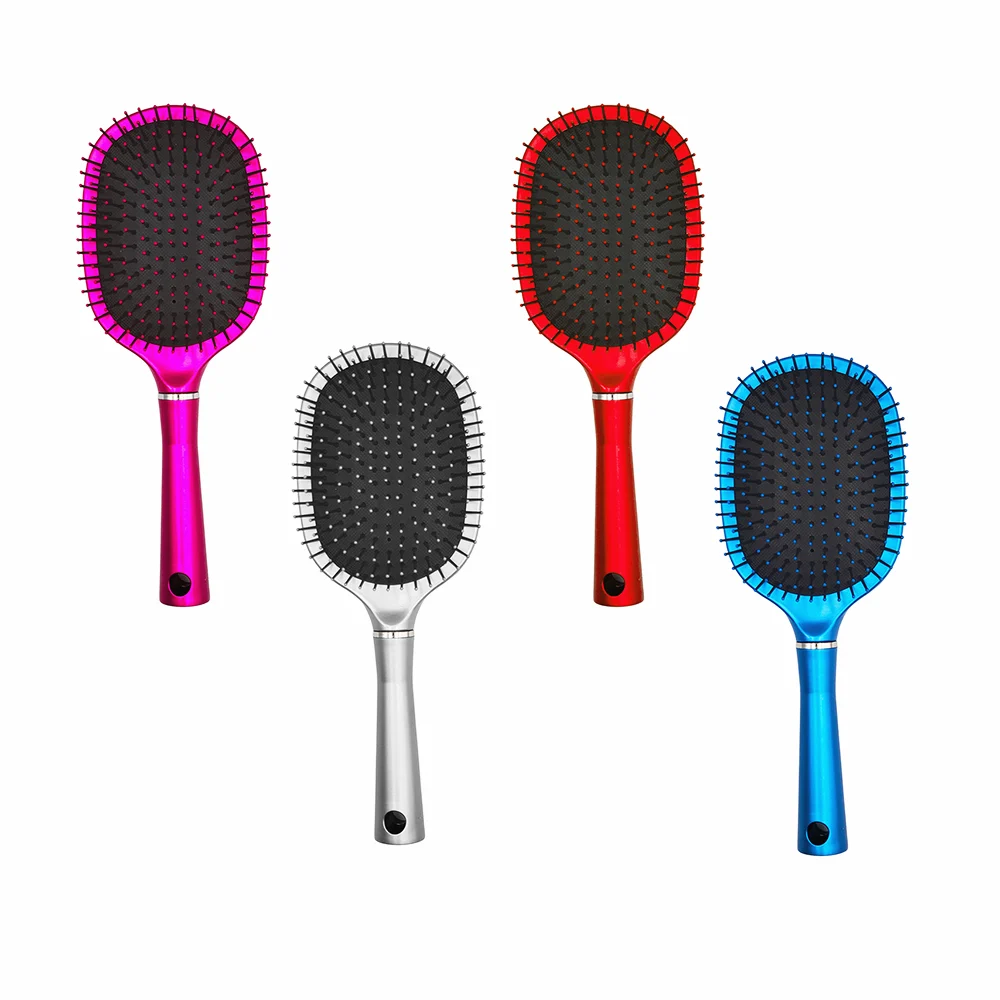 Cepillo de plástico ovalado para el cabello, variedad de colores / a5…