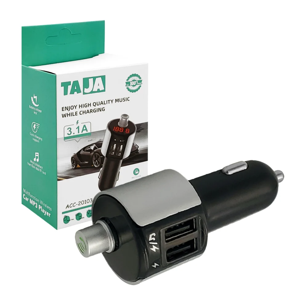 Transmisor bluetooth con radio mp3 y 2 puertos usb para auto-coche / …