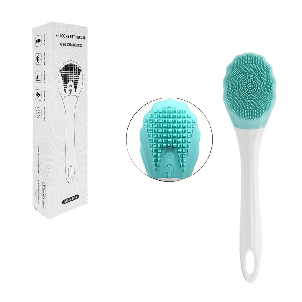 Cepillo para baño de silicona electrónico resistente al agua, función…