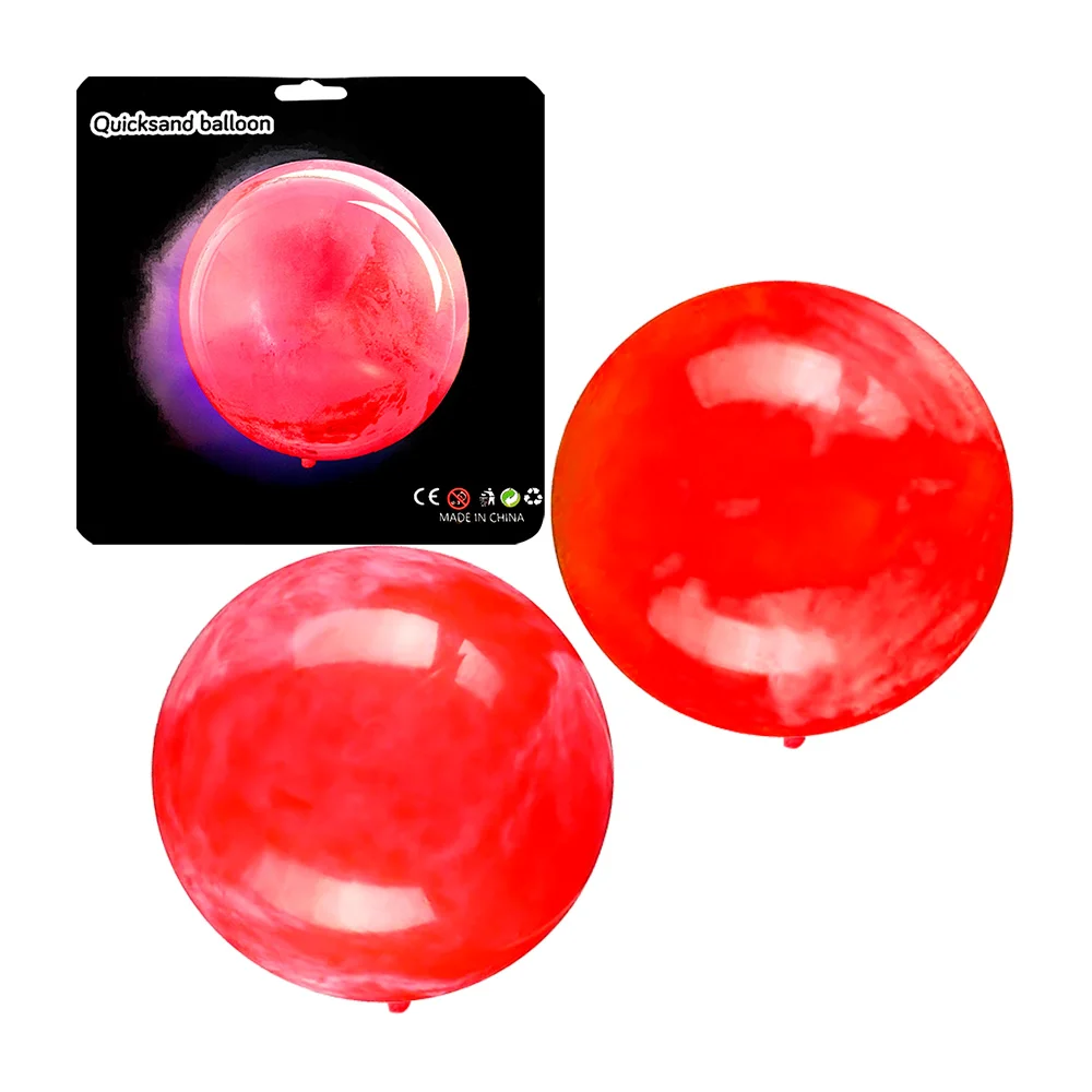 Paquete con 2 sobres de pintura en polvo para globos, 2 globos transp…
