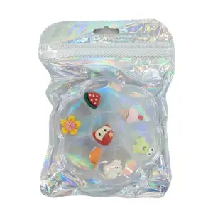 Estuche de acrílico transparente en forma de flor con 7 figuras anima…