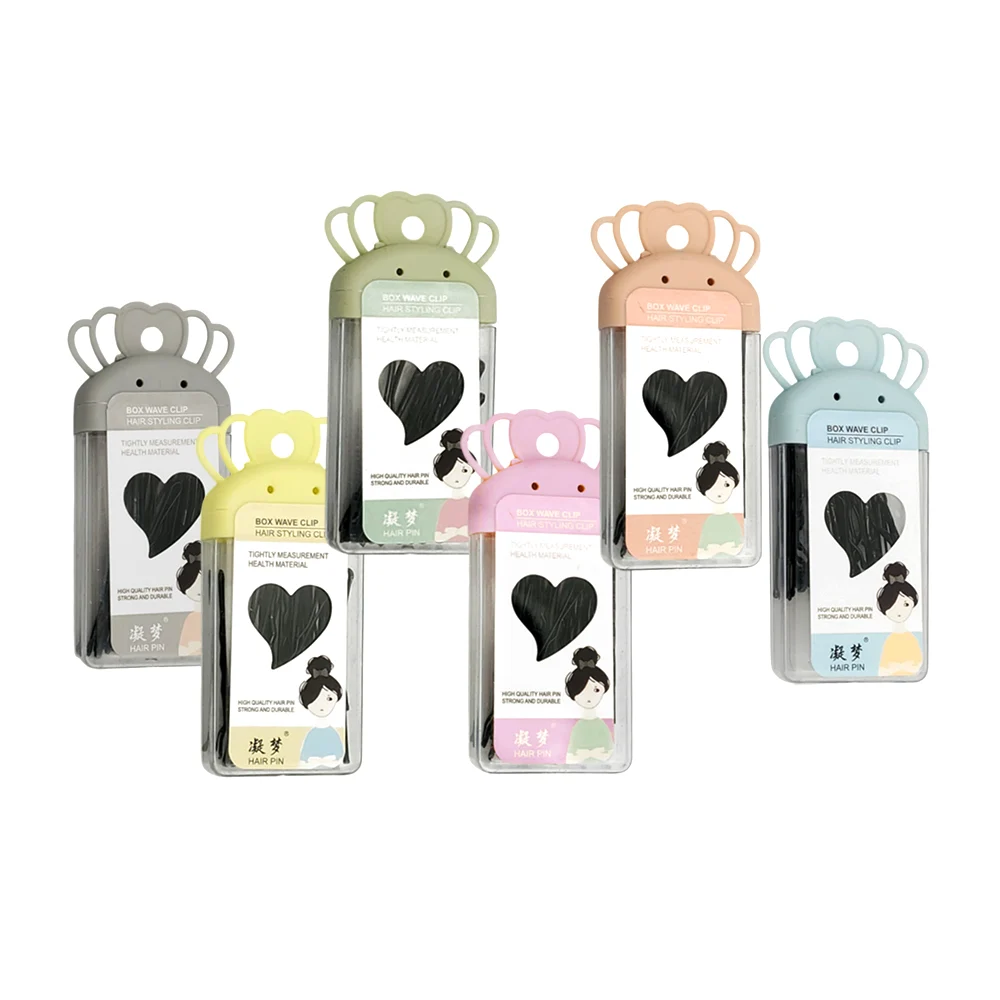 Estuche con 20 pasadores para el cabello en color negro, estuche con …