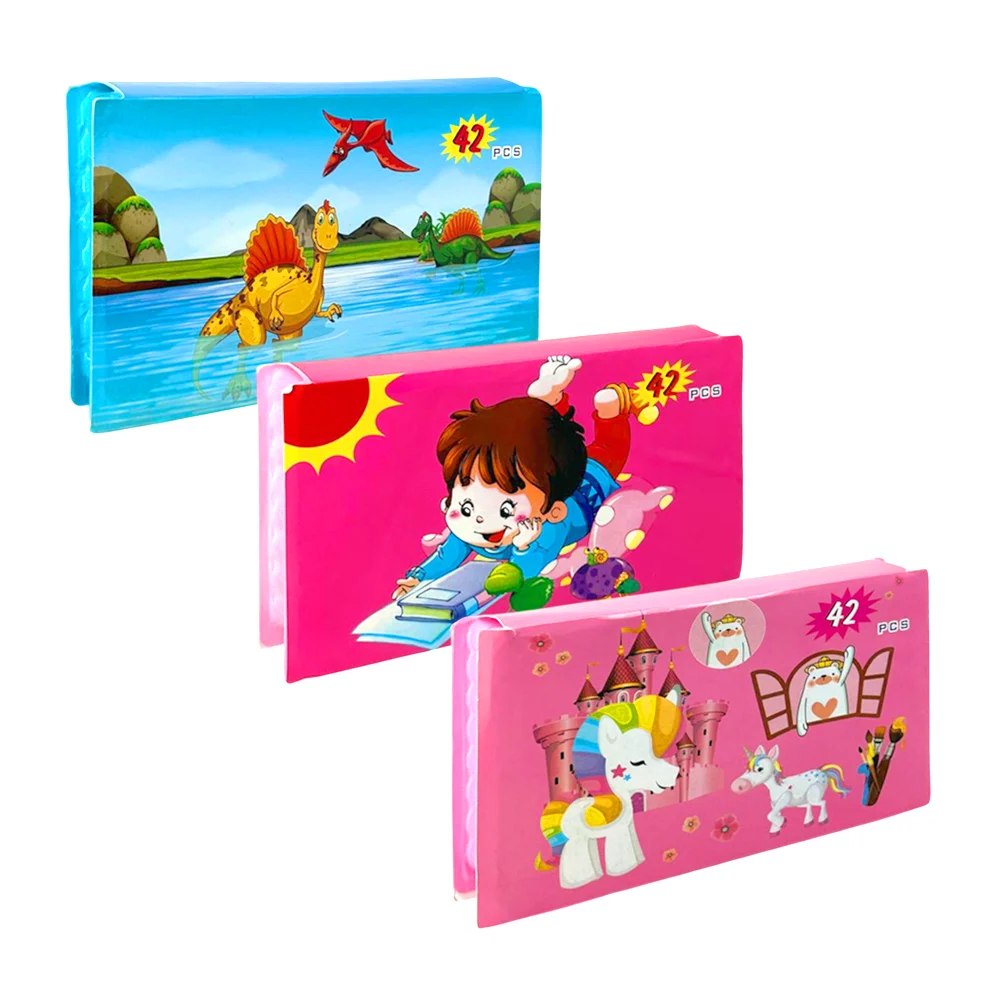Mini set de arte con acuarelas, crayolas y marcadores con diseño infa…