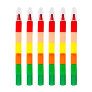 Blíster de 6 crayones con 6 puntas intercambiables, variedad de color…