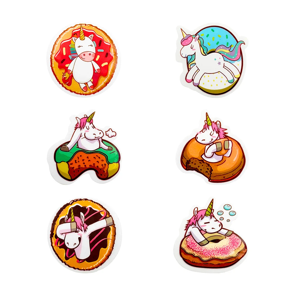 1pza borrador blanco con estampado de unicornio, variedad de diseños …