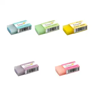 1pza mini borrador de plástico 4x2x1 cm, variedad de colores / tb6566…