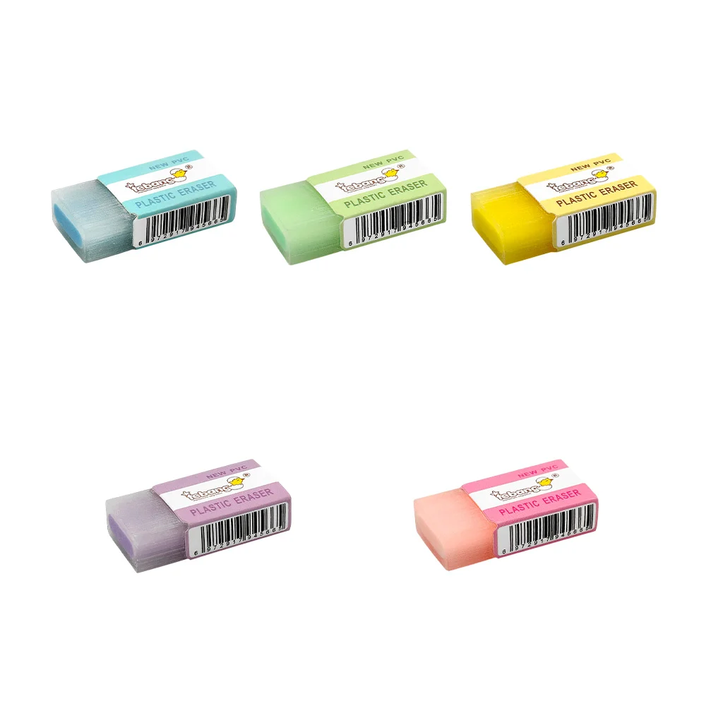 1pza mini borrador de plástico 4x2x1 cm, variedad de colores / tb6566…