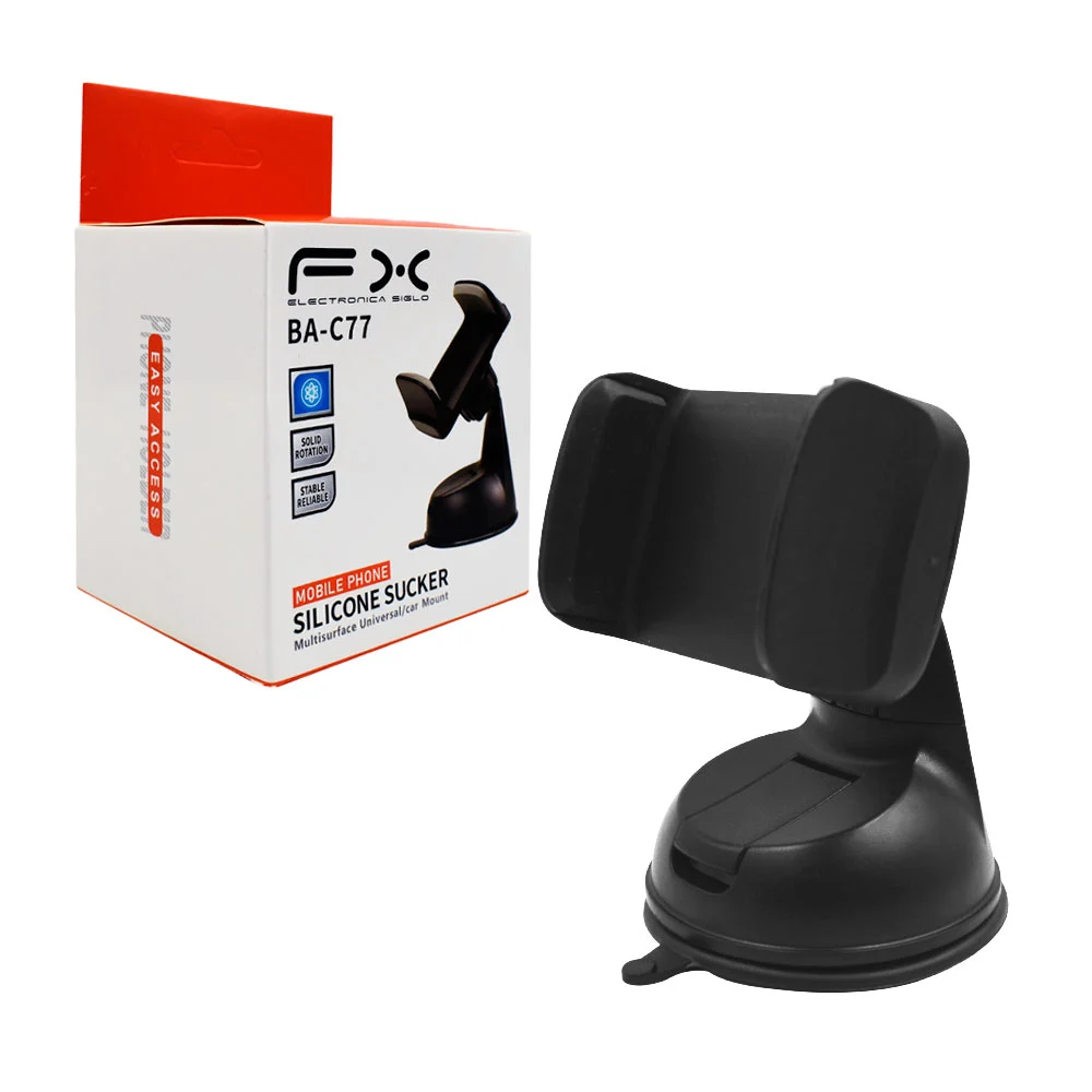 Soporte fx de plástico con ventosa para teléfono celular / ba-c77