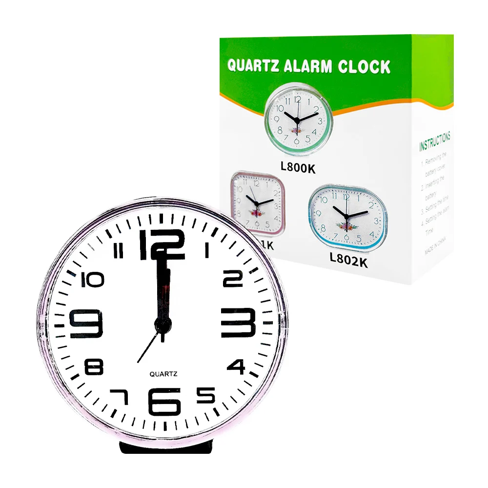 Reloj despertador de escritorio con números grandes, variedad de colo…