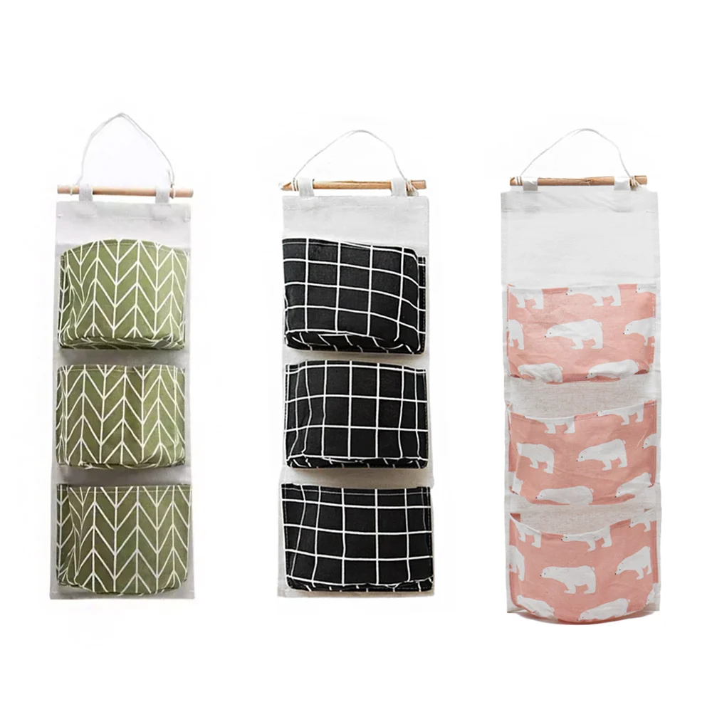 Bolsa colgante multifuncional con 3 compartimentos y estampado animad…