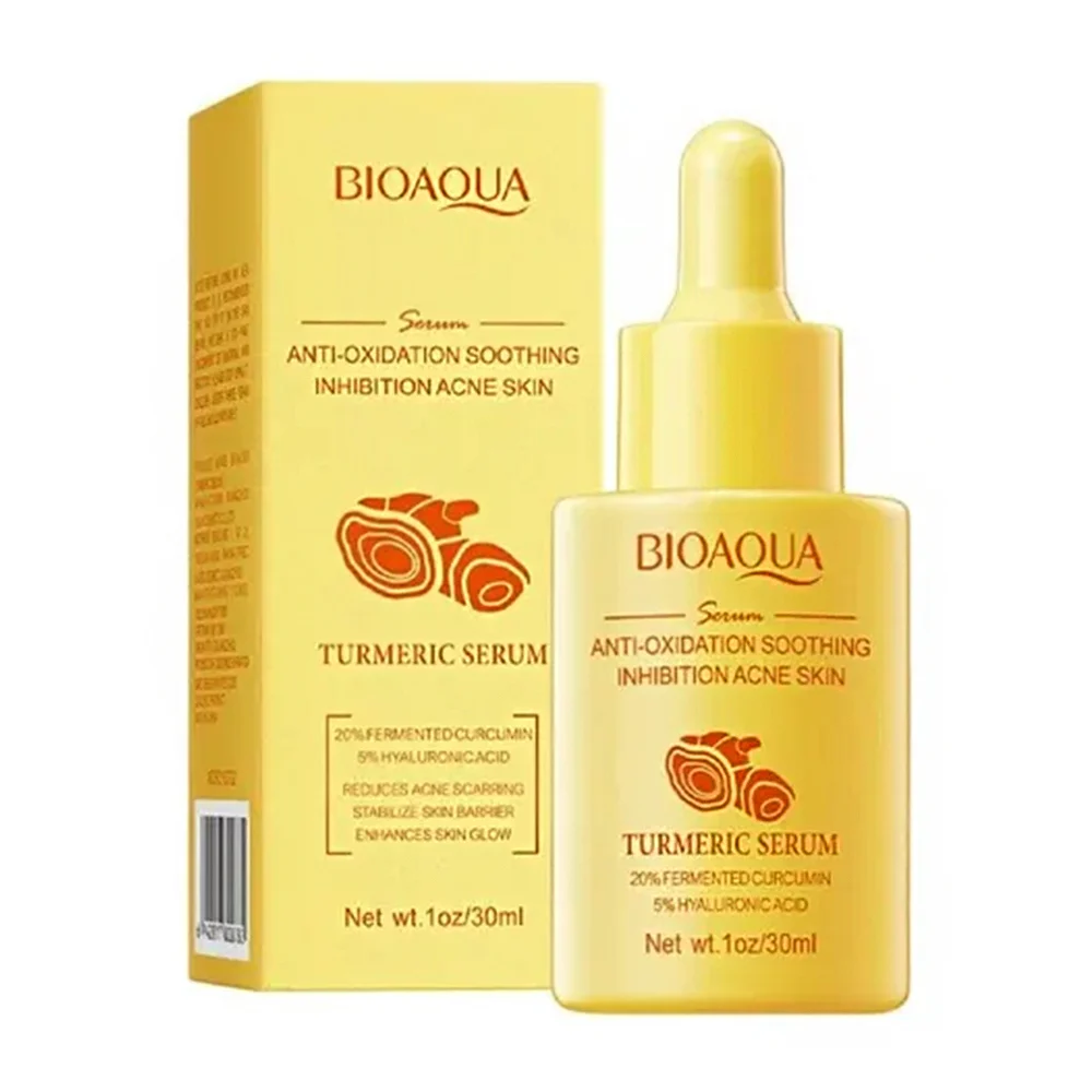 Serum bioaqua con extracto de curcuma antioxidante e inhibidor de acn…