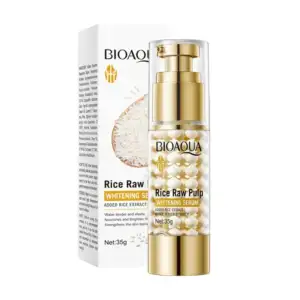 Serum blanqueador bioaqua con pulpa de arroz, 35g / rice raw pulp / s…