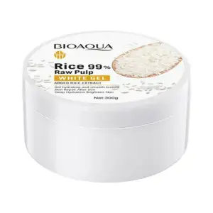 Gel hidratante reparador facial bioaqua con 99% pulpa cruda de arroz,…