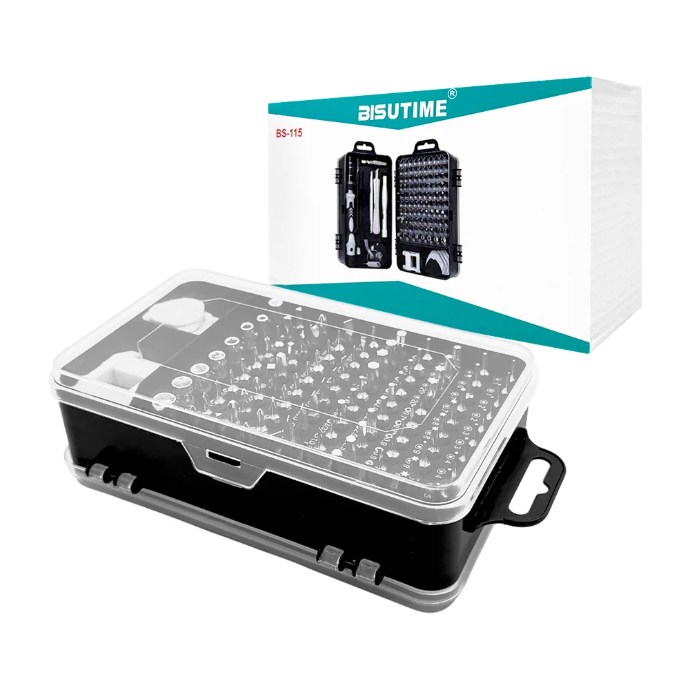 Estuche con 80-98 puntas de desarmadores intercambiables y accesorios…