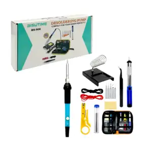 Kit de cautín para soldadura de temperatura ajustable, variedad de ac…