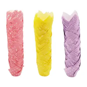Paquete grande de 200 capacillos para cupcake con estampado de puntos…