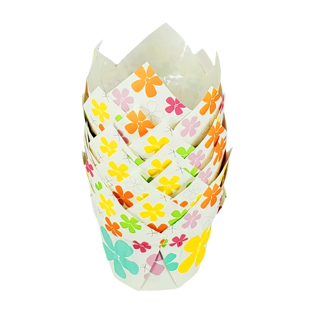 Paquete de 12 capacillos para hornear, con diseño floreado, variedad …