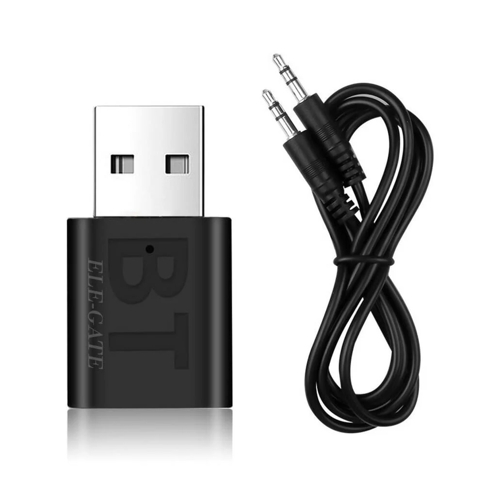 Transmisor receptor usb bluetooth ele-gate con entrada auxiliar 3.5mm…