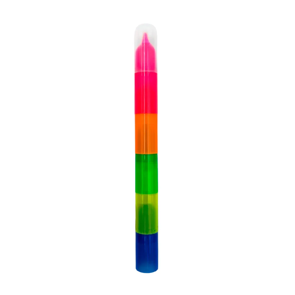 Marcatextos desmontables de 5 piezas, de diversos colores fluorescent…