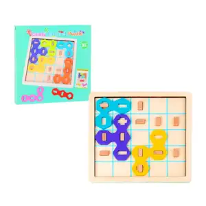 Juguete didáctico rompecabezas tipo tetris con bloques hexagonales de…