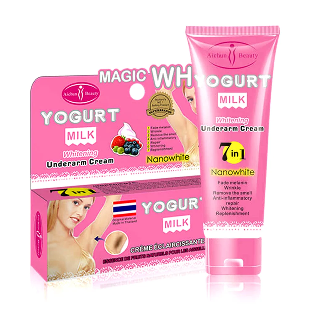Crema blanqueadora con extracto de leche y yogurt, 80g / magic white …