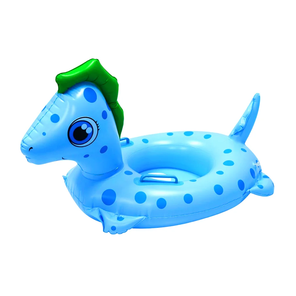 1pza Salvavidas inflable en forma de dinosaurio animado, con asas / 8…
