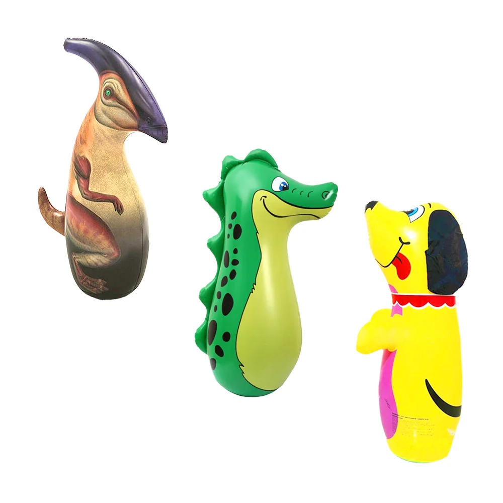 Juguete inflable para golpear de 70 cm, con forma de animal animado, …