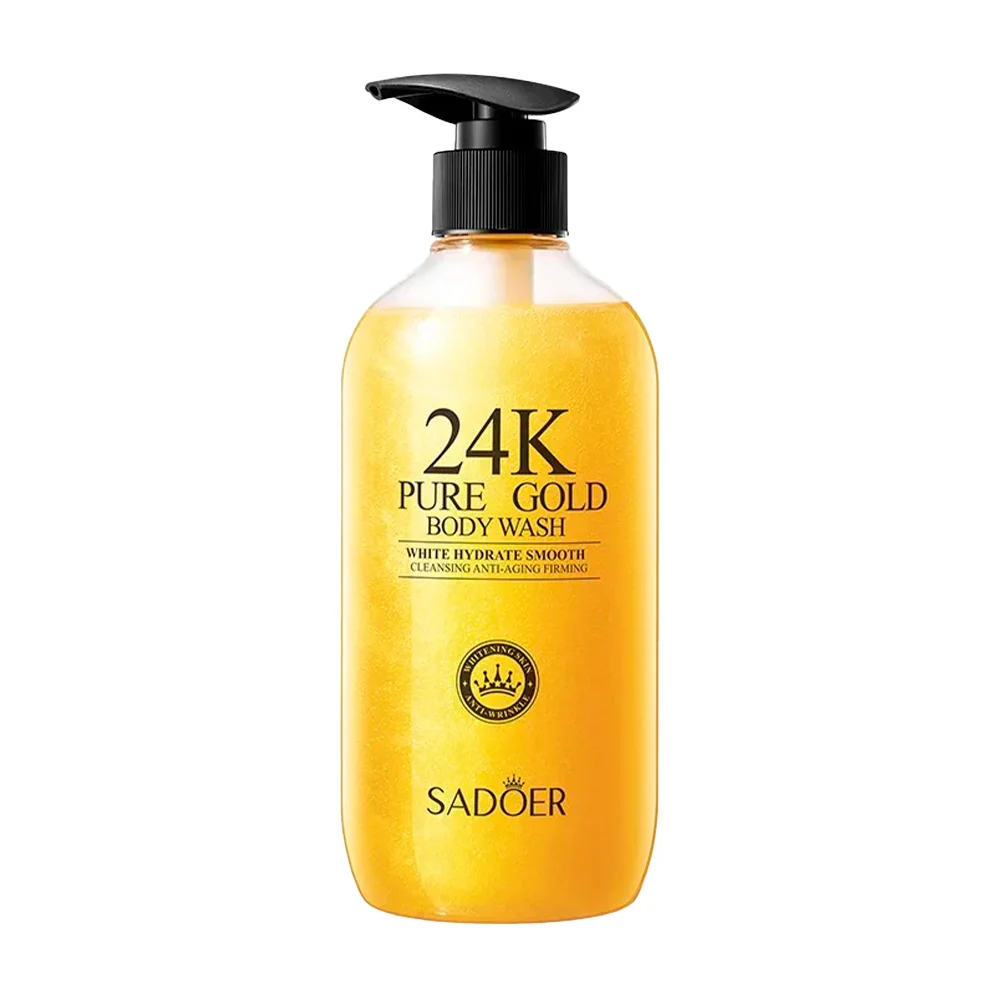 Gel de ducha oro puro 24k para el blanqueamiento de piel y función an…