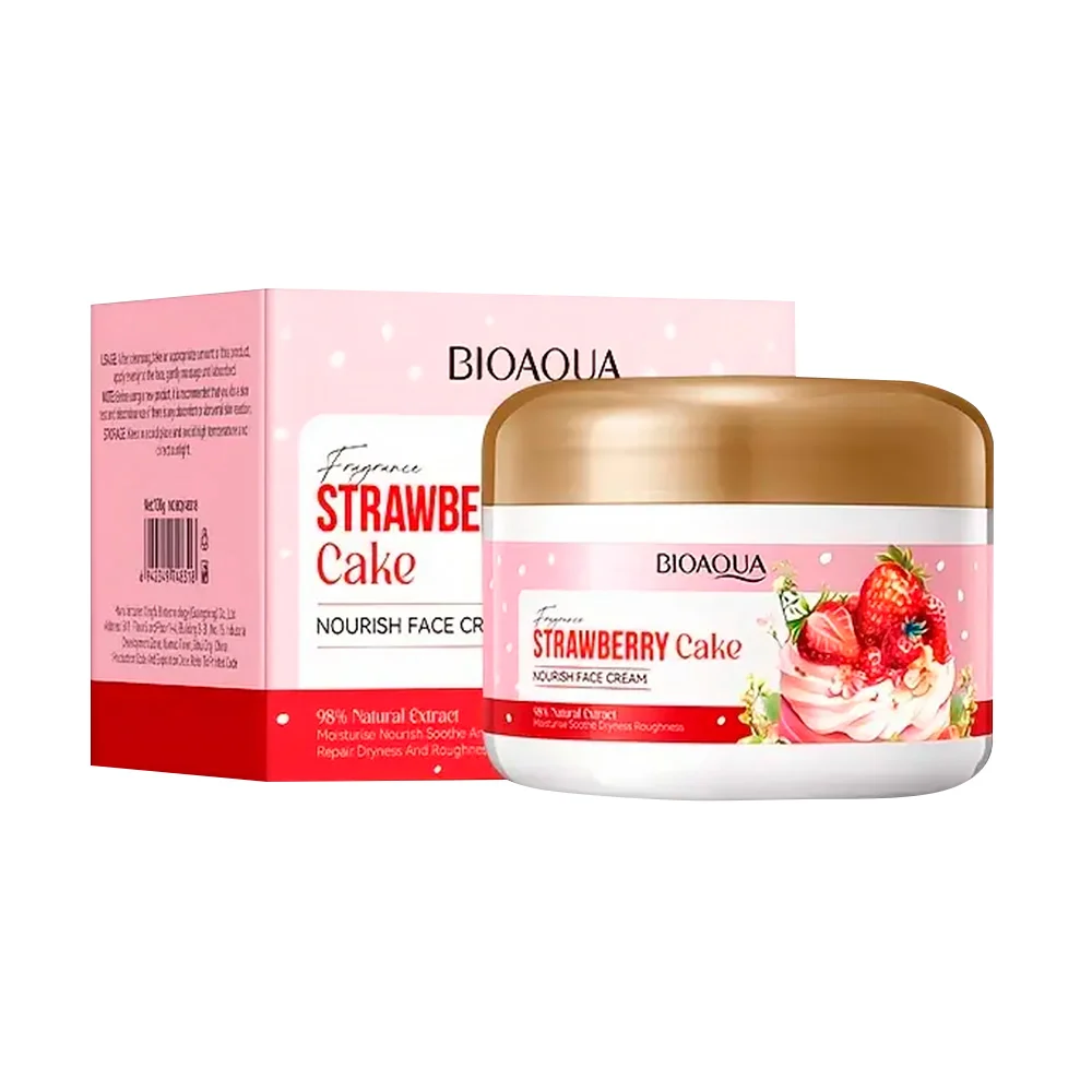 Crema facial nutritiva, extracto de fresa / bioaqua / c691 / bqy48318