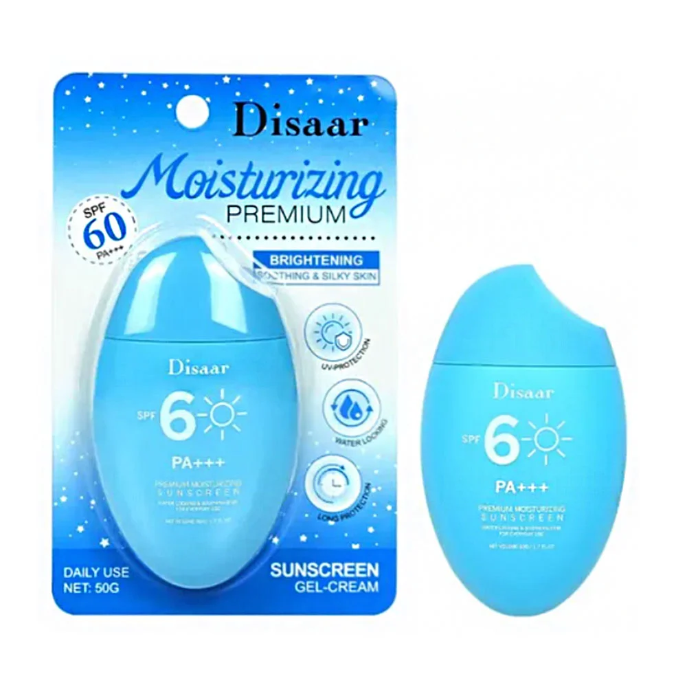 Crema protector solar spf60 con envase ovalado / disaar / sunscreen /…