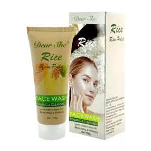 Gel facial limpiador dear she con extracto de pulpa de arroz ideal pa…