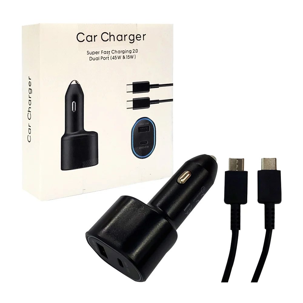 Cargador plug encendedor car charger con puerto usb 15 watts y puerto…