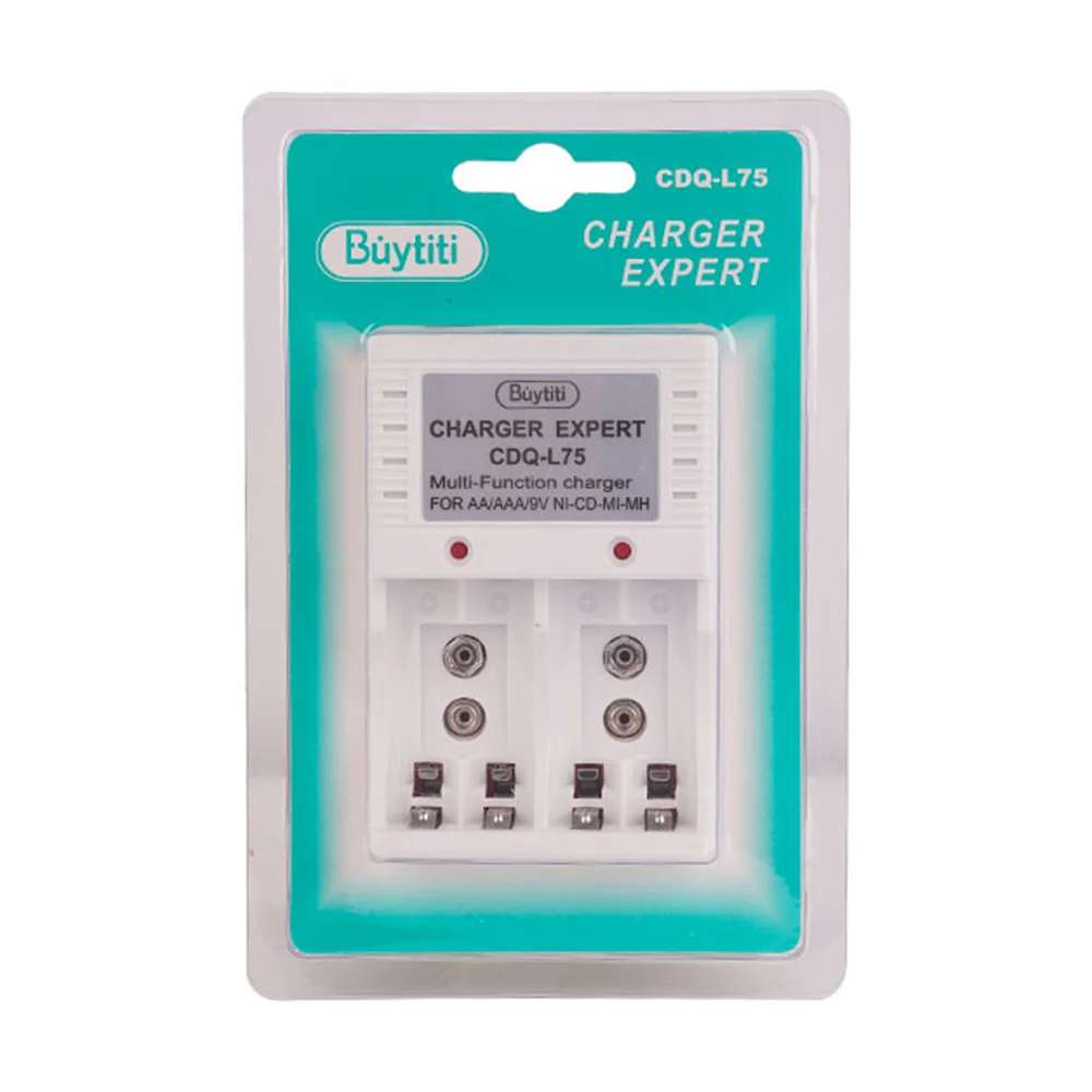 Cargador buytiti de pilas doble y triple a, multifuncional, capacidad…