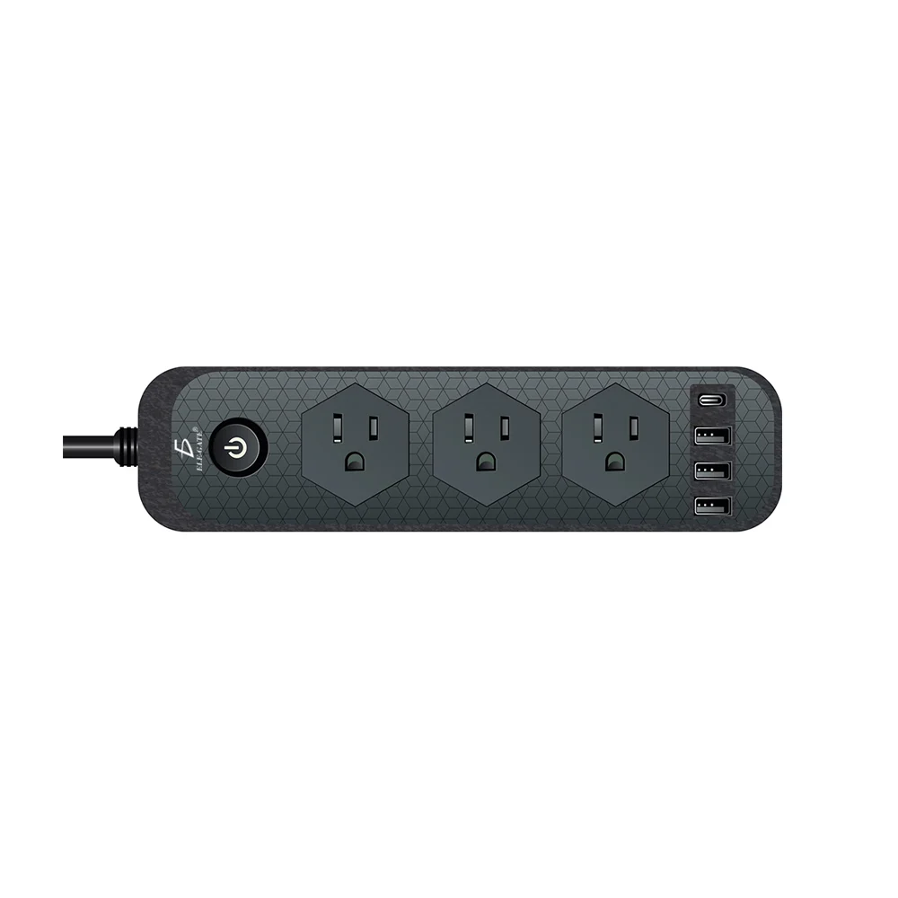 Multicontacto universal con 3 enchufes, 3 puertos usb y 1 puerto usb-…