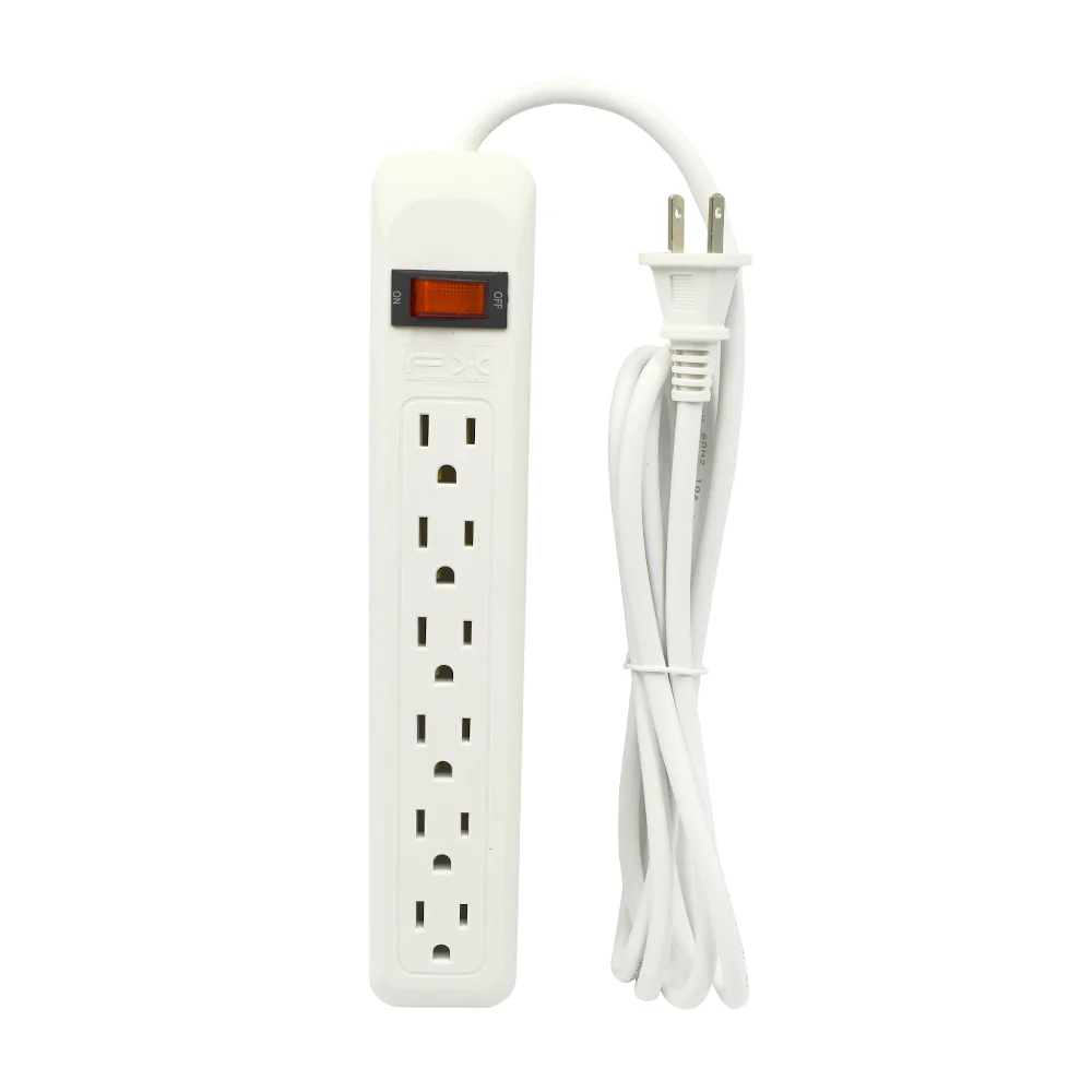 Barra multicontacto fx con 6 tomacorrientes e interruptor / cha-02e /…