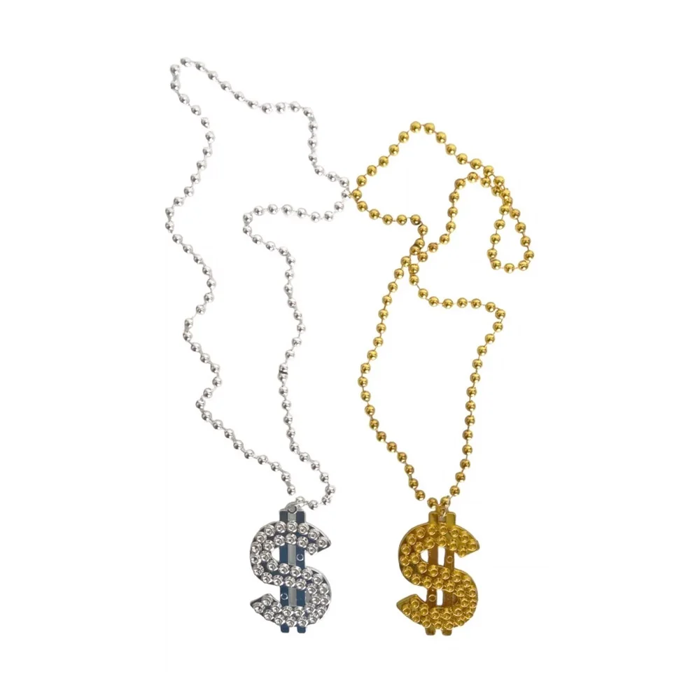 Paquete con 12 collares de perlas para fiesta con dije en forma de ca…