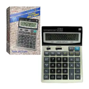 Calculadora electrónica de 12 dígitos con 112 pasos para comprobar y …
