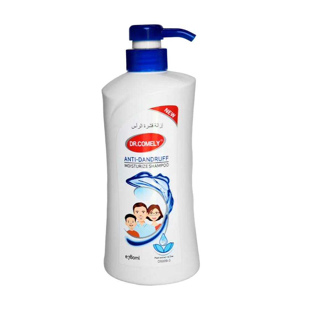Shampoo hidratante anti caspa dr.comely con extracto de plantas, 780m…