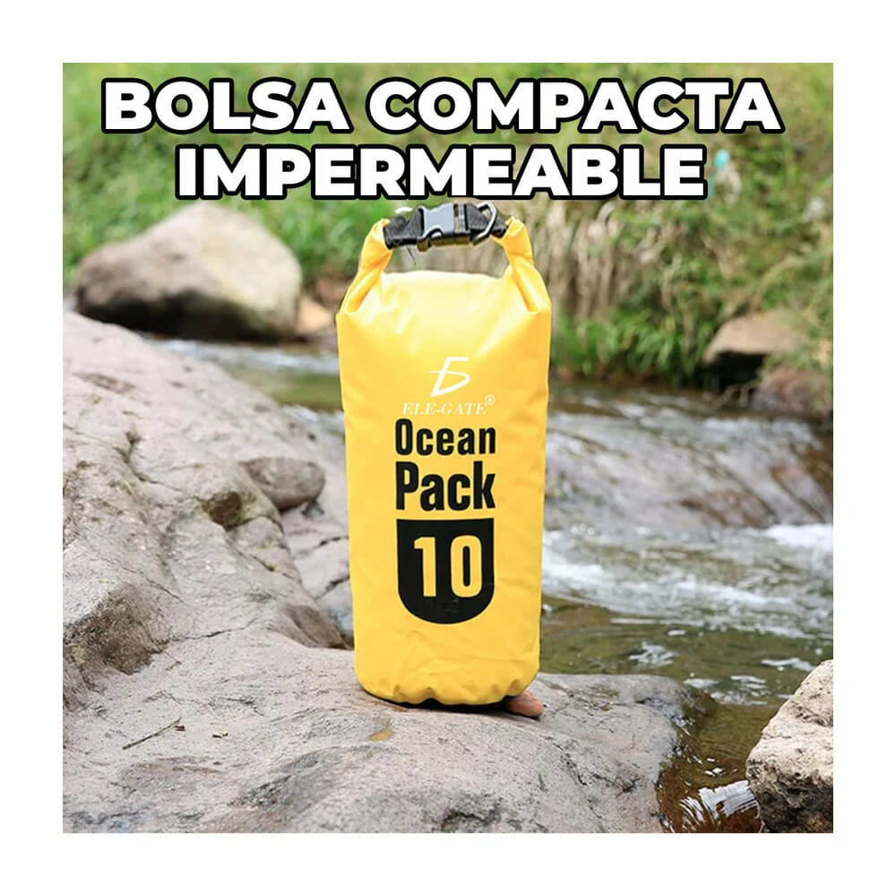 Bolsa impermeable multifuncional ocean pack ele-gate con capacidad de…