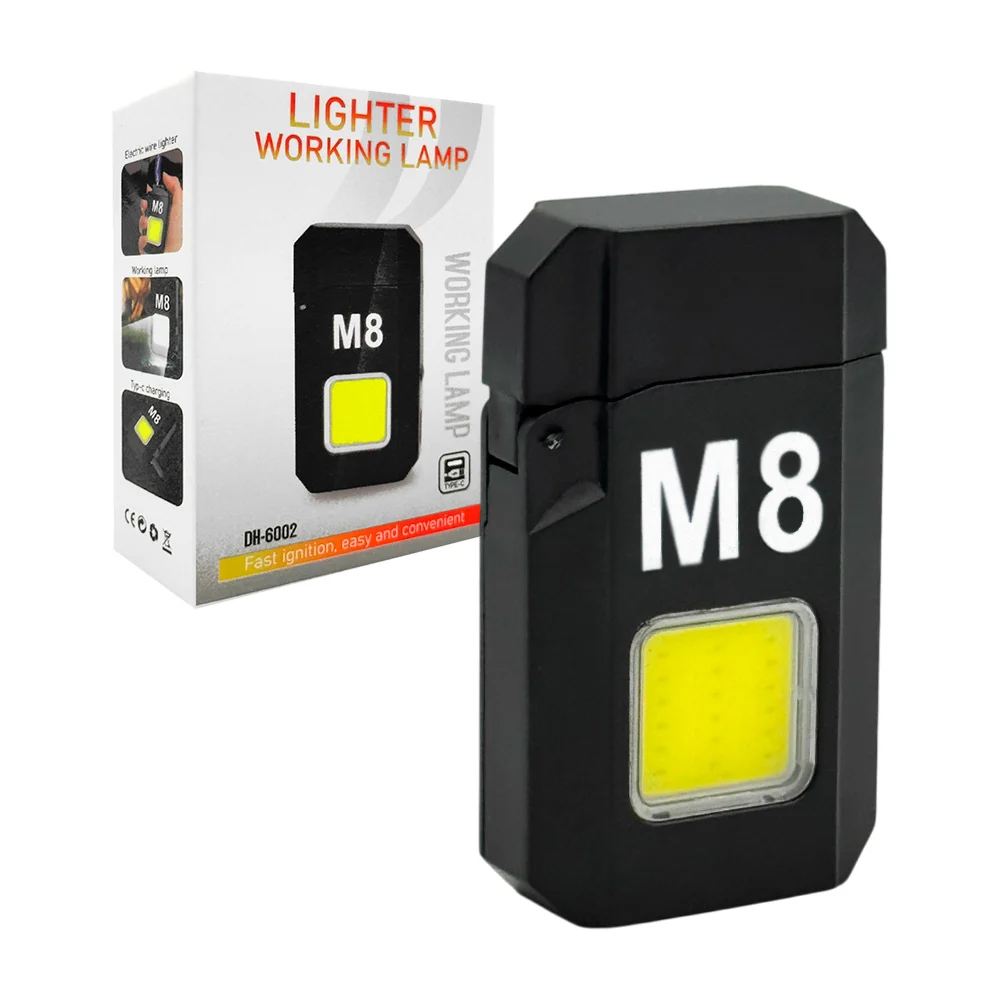 Encendedor electrónico multifuncional recargable con linterna led de …