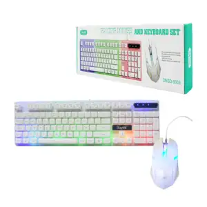 Combo teclado y mouse gamer alámbricos buytiti con teclas mecánicas y…