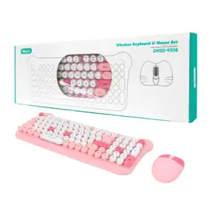 Combo teclado y mouse inalámbricos buytiti con teclas mecánicas, vari…