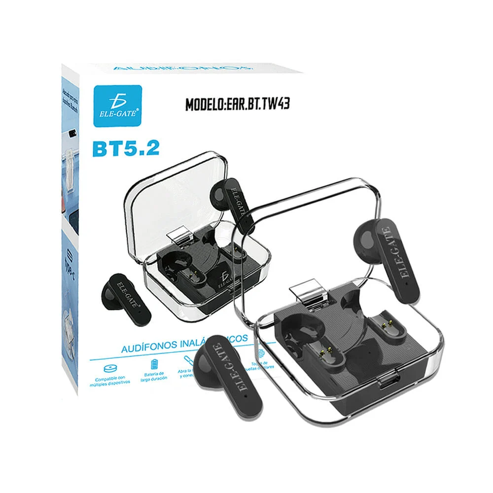 Audífonos inalámbricos bluetooth ele-gate con audio nítido y estuche …