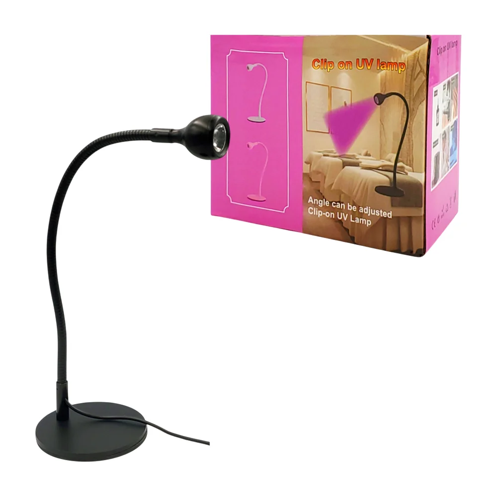 Lámpara led uv portátil multifuncional flexible con base redonda y co…