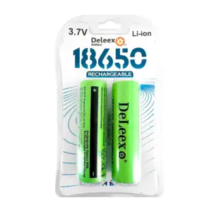 Blíster con 2 pilas - baterias 18650 recargable deleex de 8800 mah / …